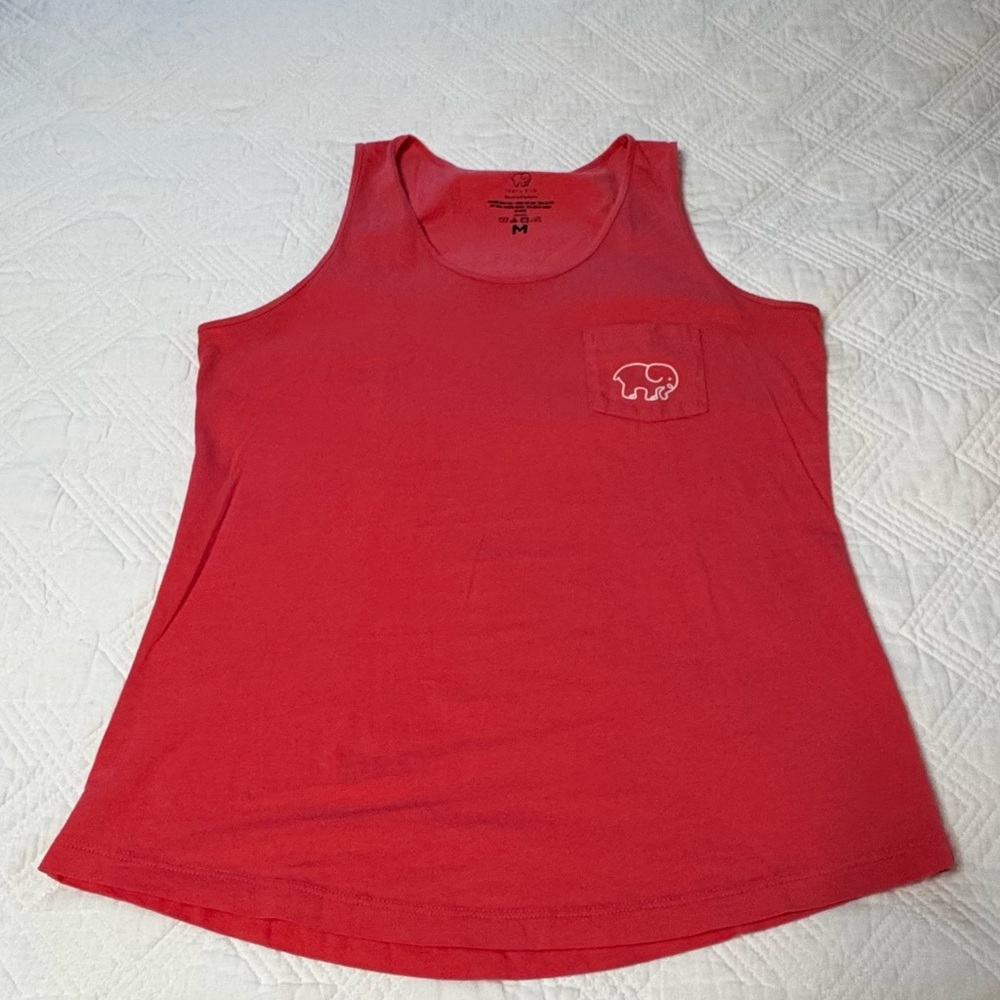 Ivory Ella Coral Tank Size Medium Cotton